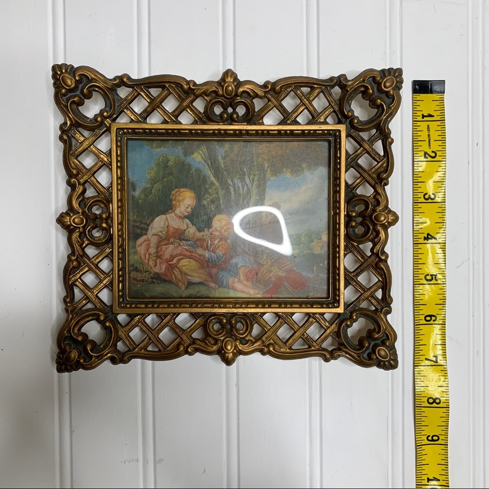 Vintage A Cameo Creation Framed Square Photo - Picture 11 of 12